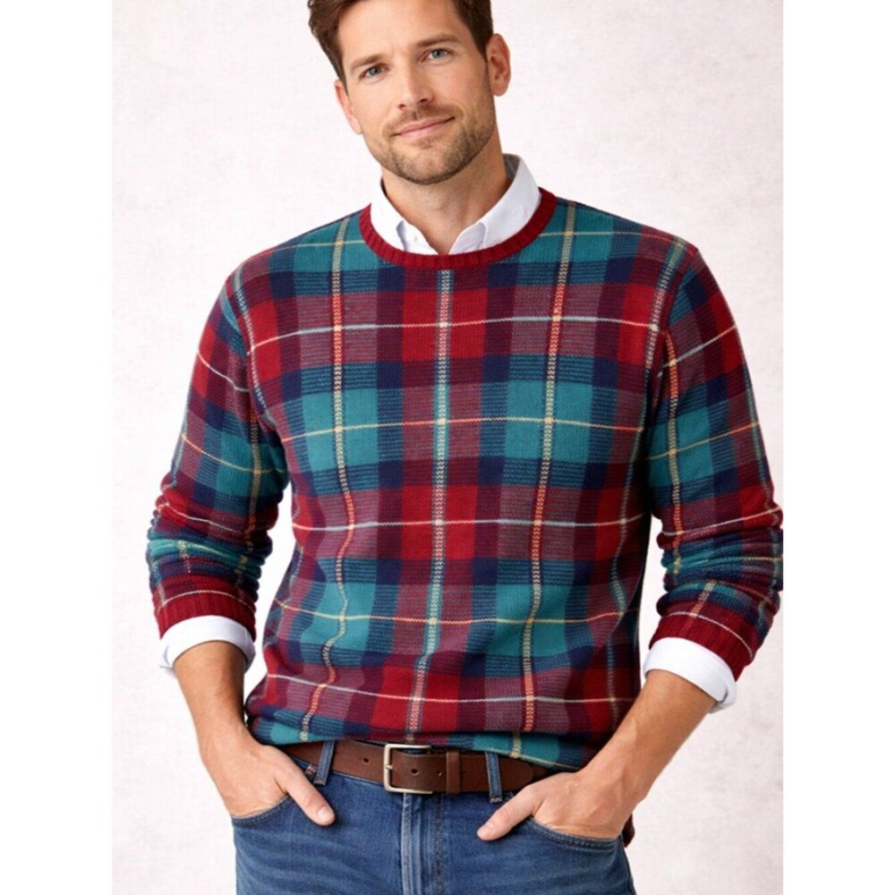 Polo Ralph Lauren Plaid Crewneck Sweater